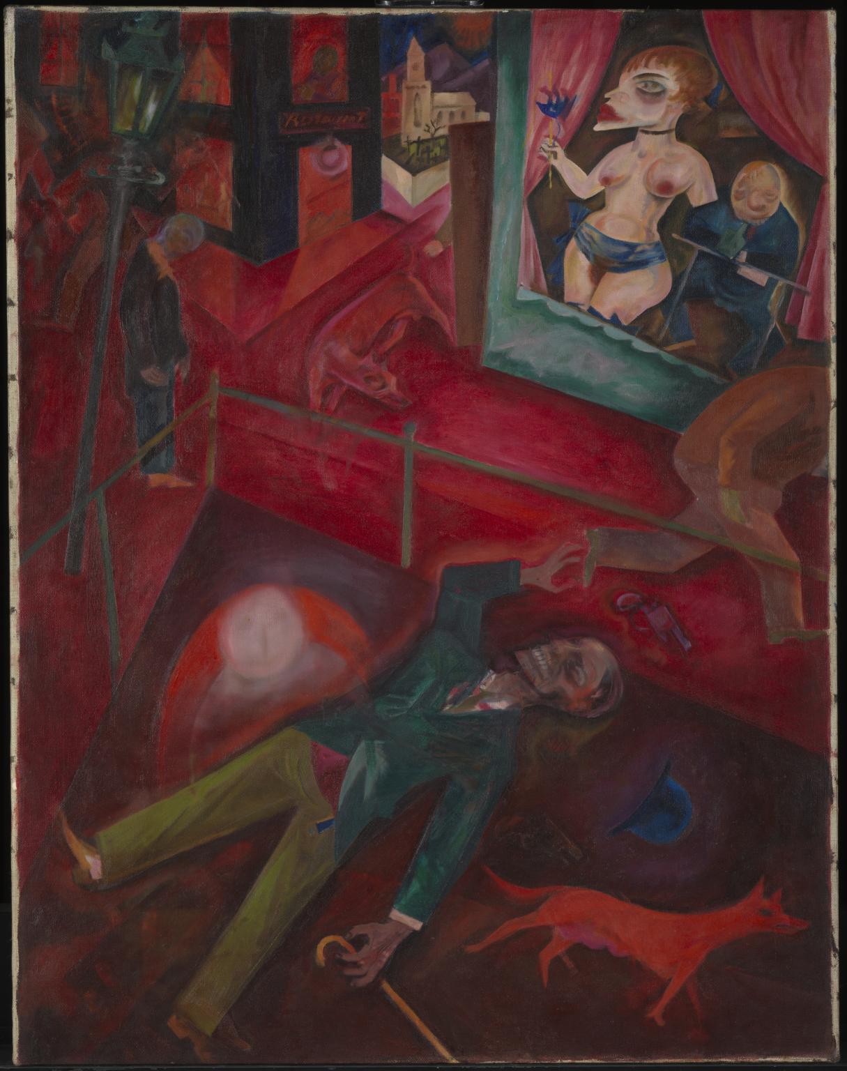 1215x1536 Suicide', George Grosz, 1916 Tate - Suicide Painting