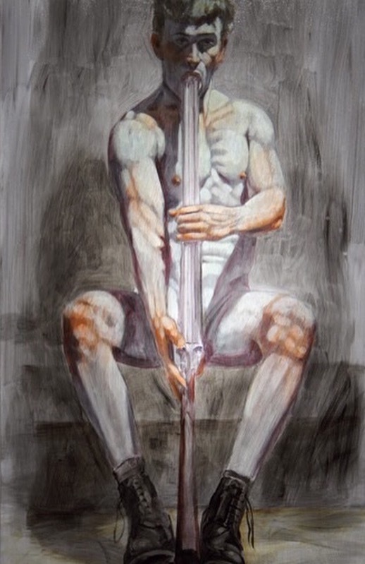 518x799 Artwork By Mark Beard As Bruce Sargeant - Suicide Painting