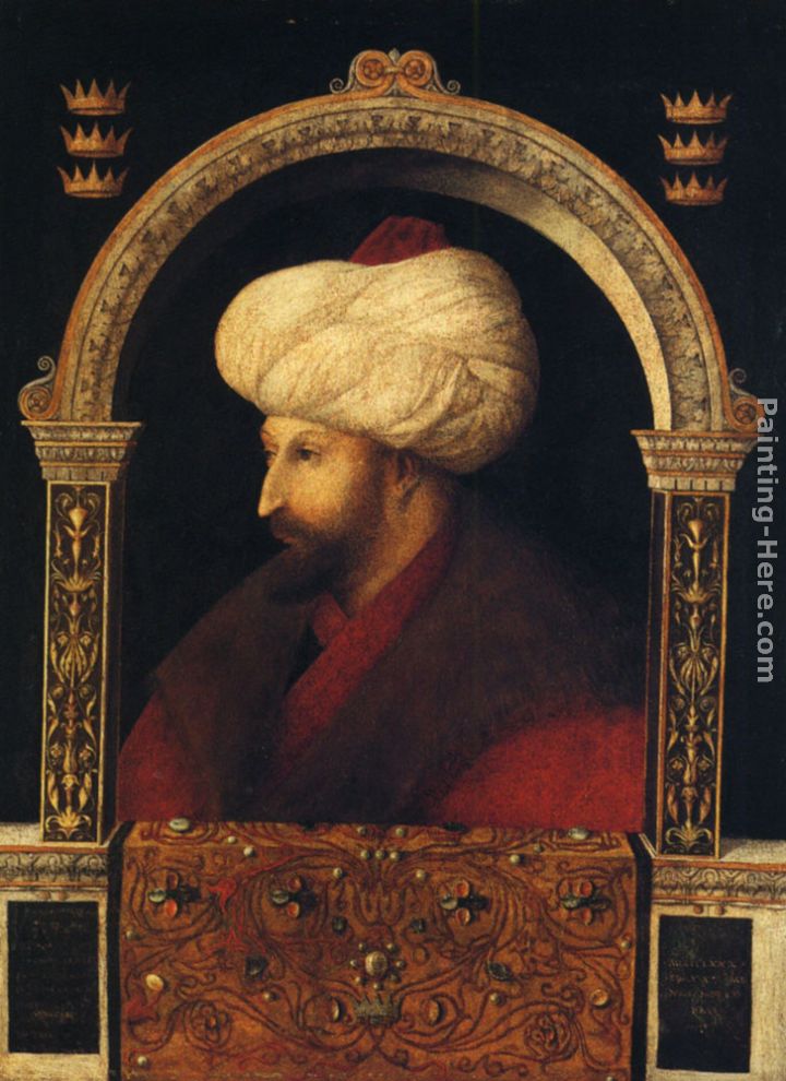 720x990 Giovanni Bellini Sultan Mehmet Ii. Painting Anysize 50% Off - Sultan Painting