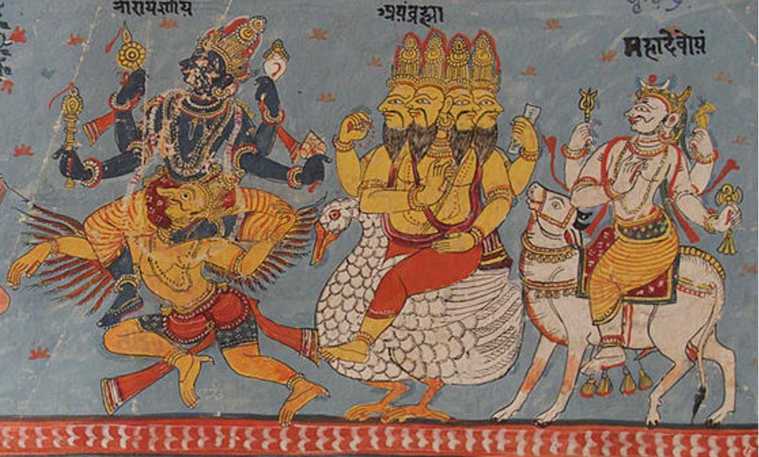 1078x649 The Sumerian God Anu And The Ancient Seers In The Rig Veda - Sumerian Painting