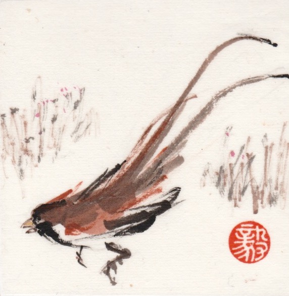 572x587 Marian Strangfeld Sumi E Brush Painting Creative Arts Center - Sumi E Painting