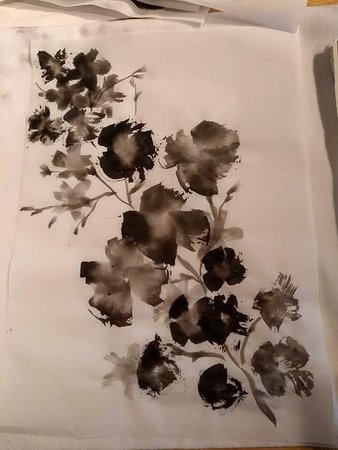 338x450 My Final Sumi E Painting - Sumi Painting