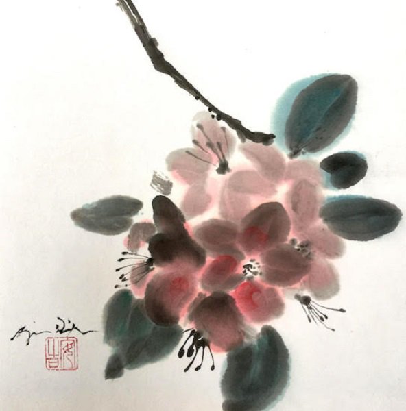 592x600 Sumi Blooms And Branches Workshop (Spring) - Sumi Painting