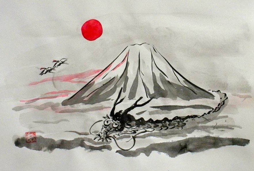 883x595 Sumi E Christinanewton10's Blog - Sumi Painting