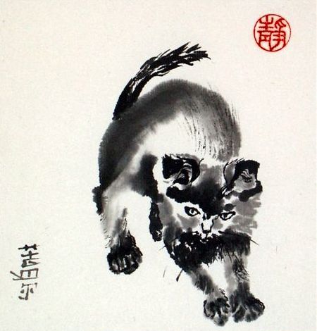 450x470 Gail Walsh Art - Sumi Painting