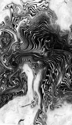 236x406 Suminagashi (Japanese Marbling) Art Japanese, Mark - Suminagashi Painting