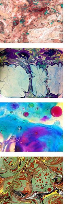 236x700 Suminagashi Process Of Floating Ink For Printmaking Amp - Suminagashi Painting