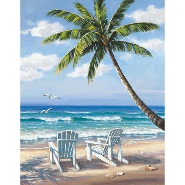 640x640 Hawaii Summer Beach Oloee - Summer Beach Painting