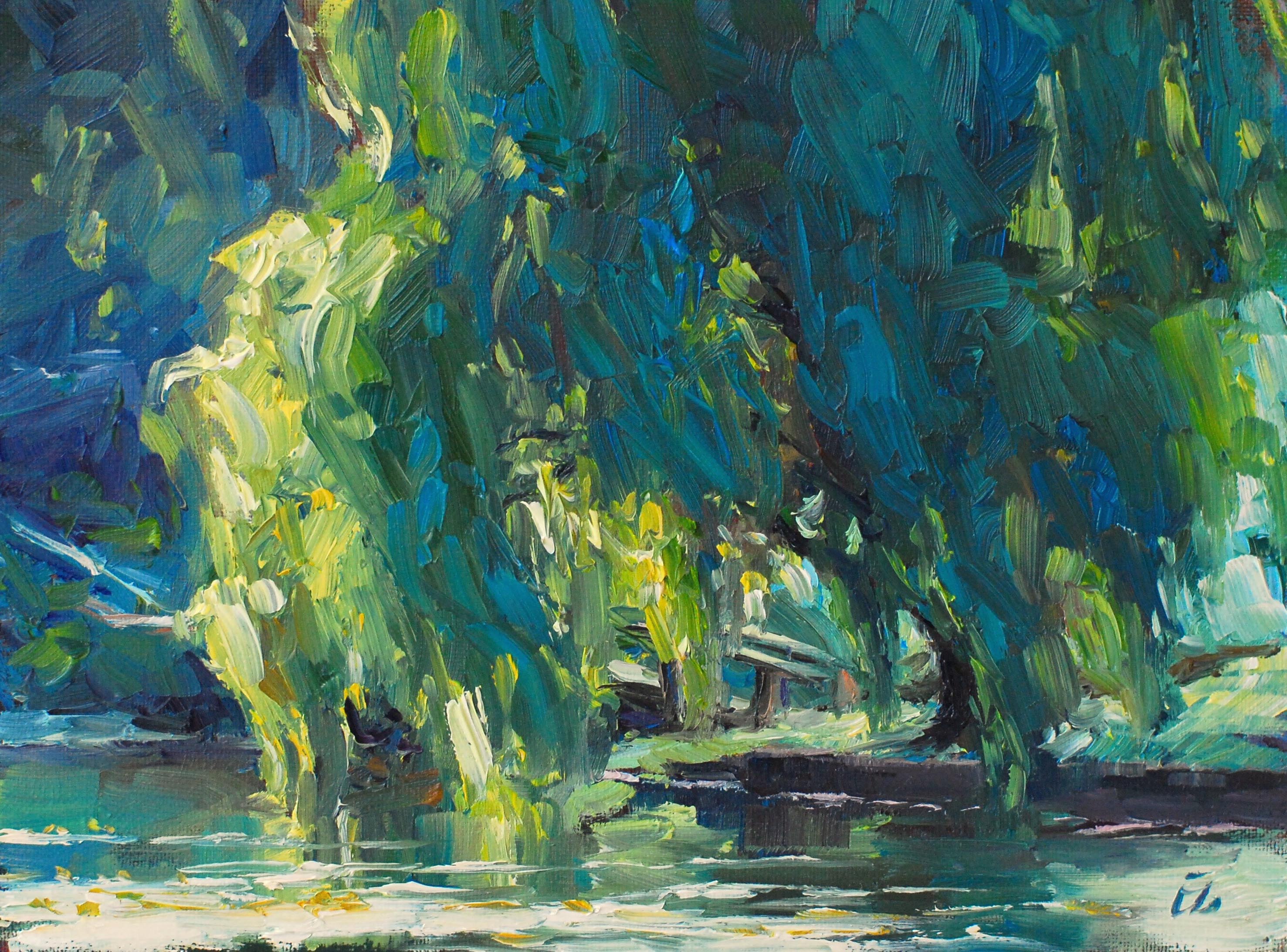 2954x2186 Other Landscapes Amy Donahue Fine Art - Summer Breeze Painting