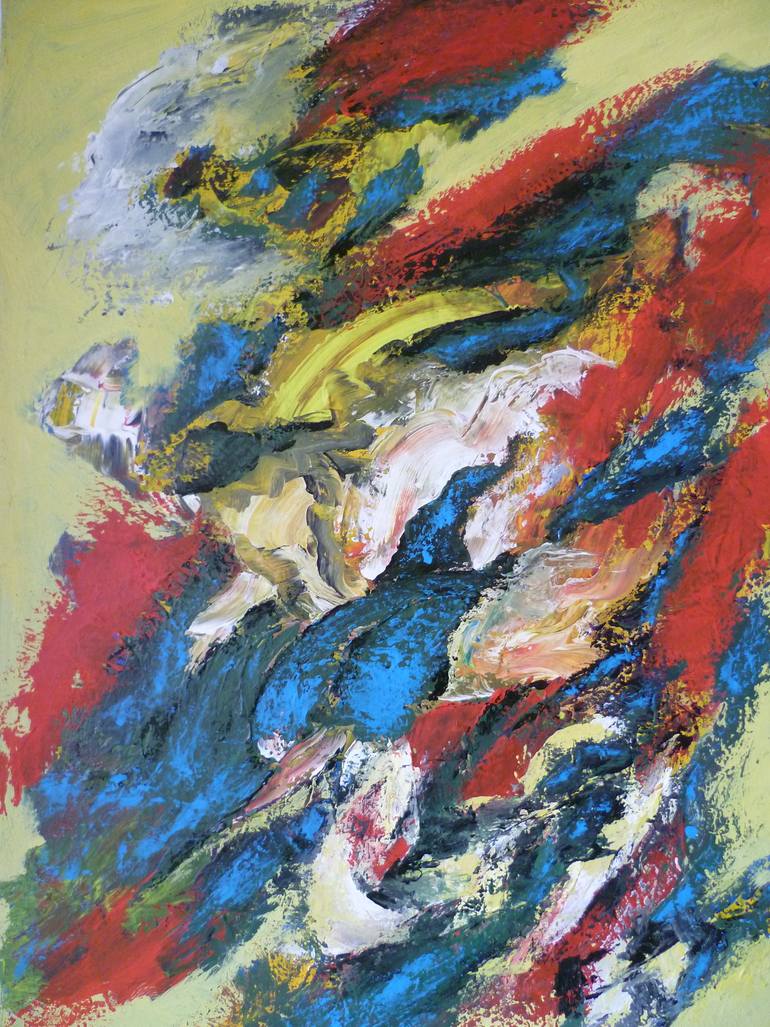 770x1027 Saatchi Art Summer Breeze Painting By Monika El Seroui - Summer Breeze Painting