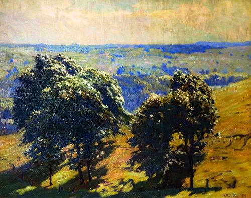 500x395 Summer Breeze Painting Charles Rosen Oil Paintings - Summer Breeze Painting