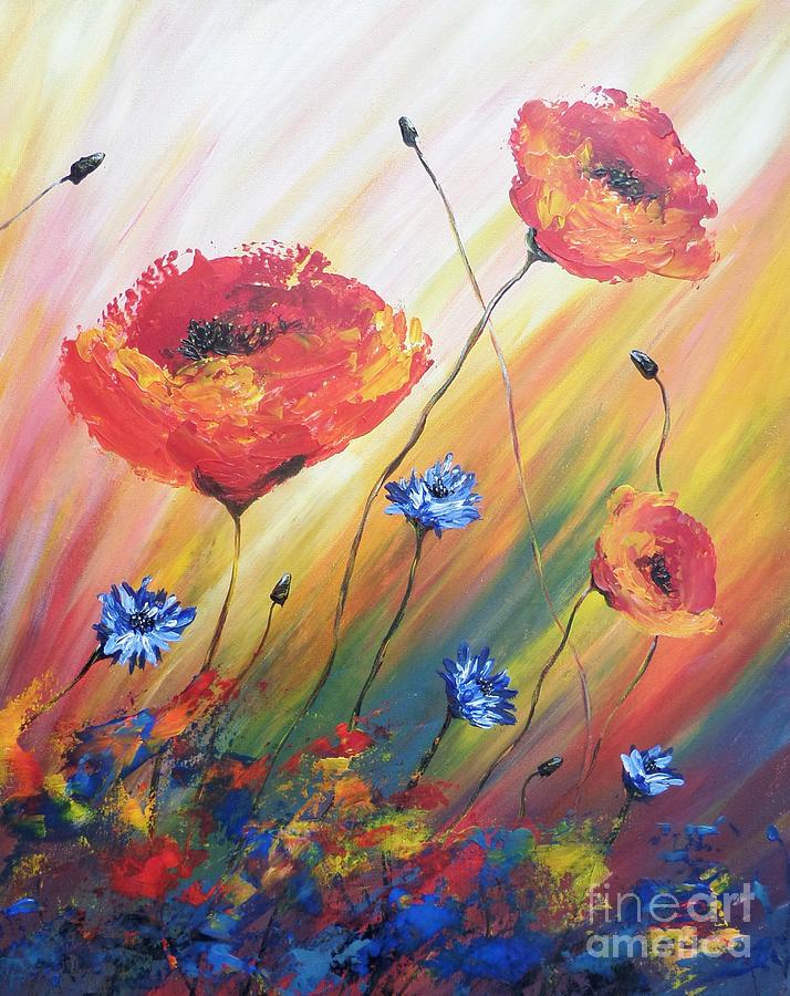 714x900 Summer Breeze Painting By Elwira Bernaciak - Summer Breeze Painting