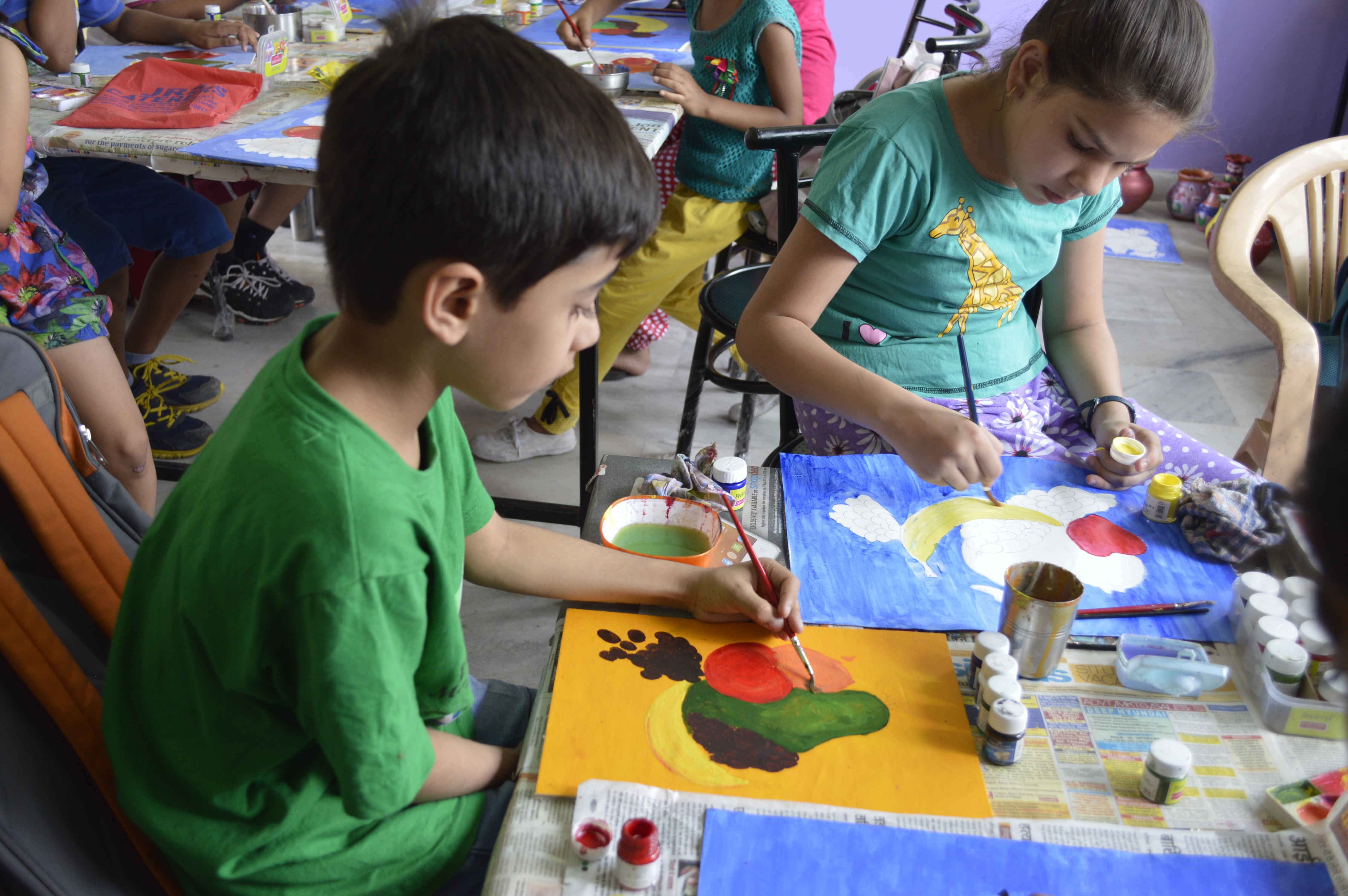 4512x3000 Summer Camp 2015 Jiva Public School - Summer Camp Painting