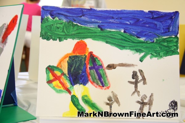 600x400 Young Artists' Paintings On Display During The Mda Summer Camp - Summer Camp Painting