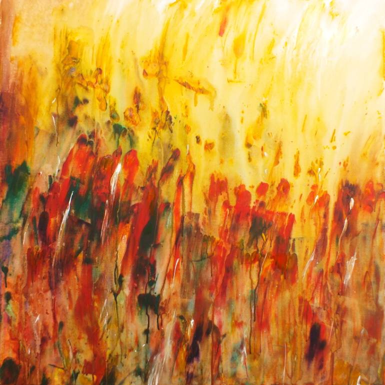 770x770 Saatchi Art Summer Days Abstract Painting Painting By James Lucas - Summer Days Painting