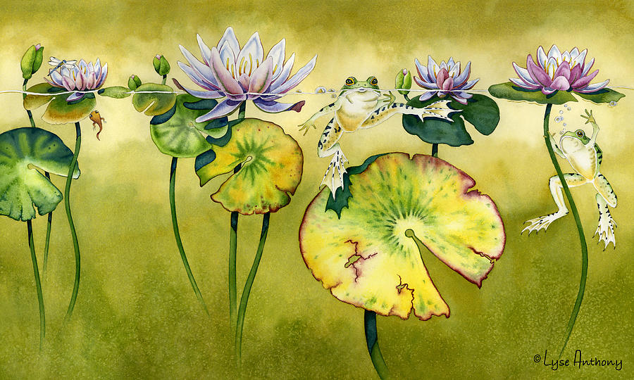 900x540 Summer Days Painting By Lyse Anthony - Summer Days Painting