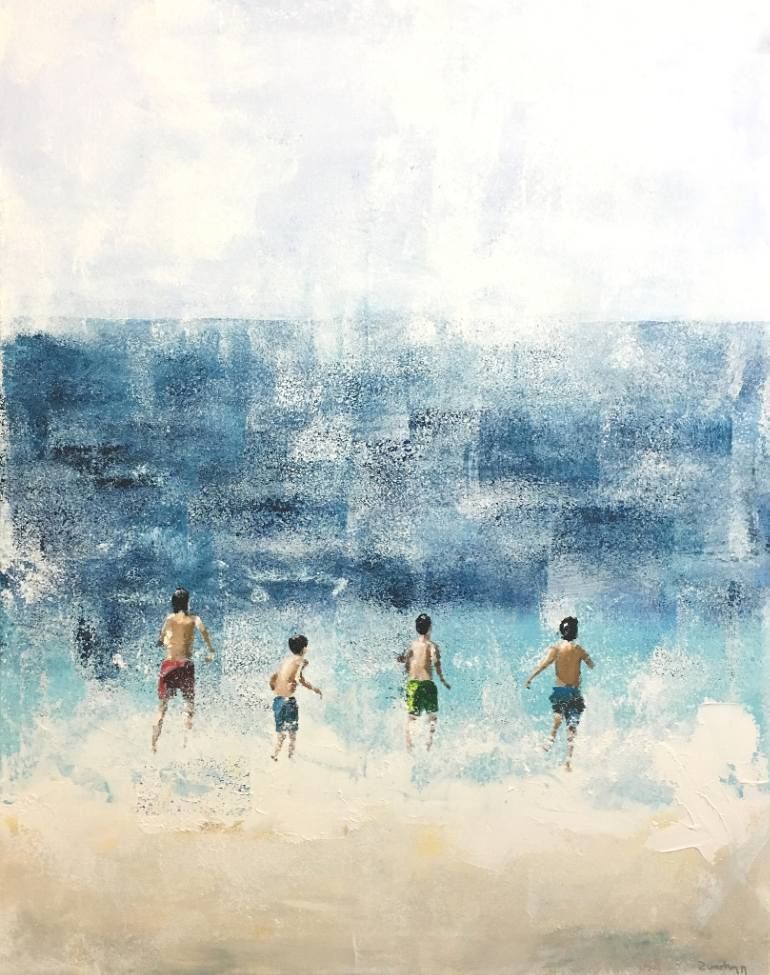 770x975 Summer Days Painting By Carlos Saatchi Art - Summer Days Painting