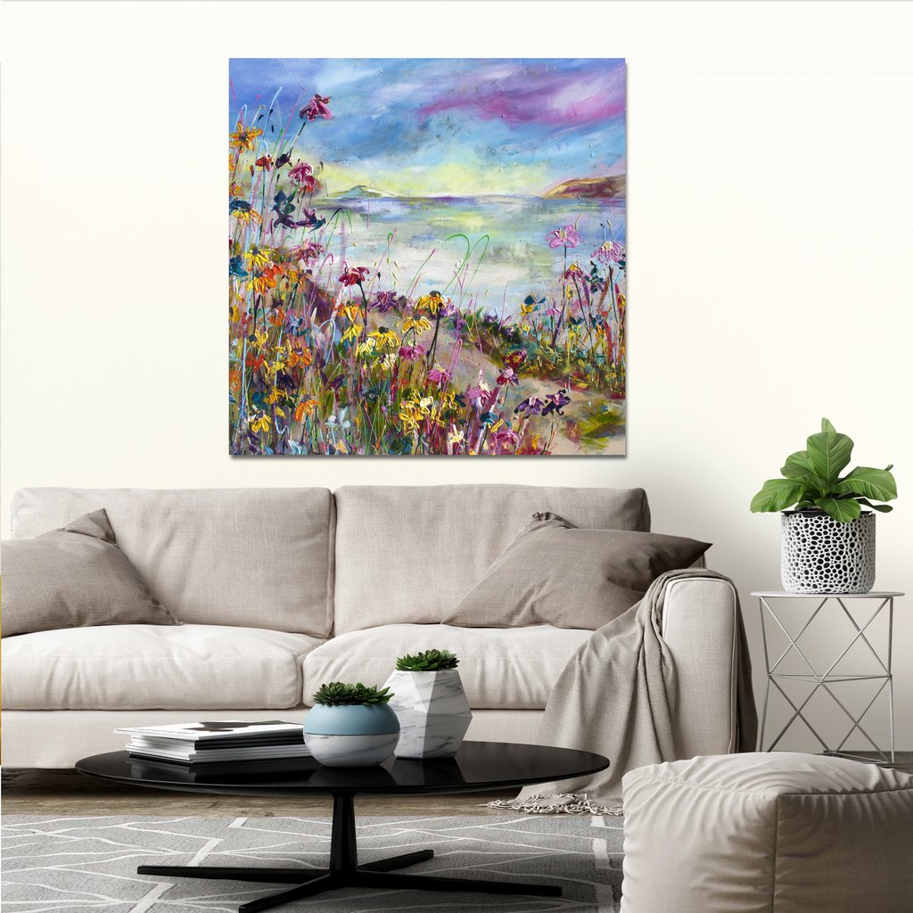 1024x1024 Canvas Print - Summer Days Painting