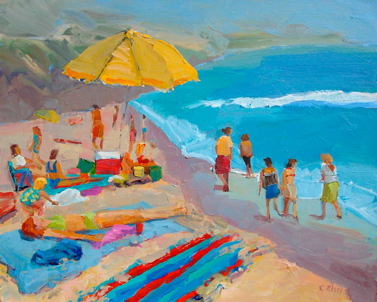 1200x960 Kathleen Elsey Plein Air Painter Paintings - Summer Days Painting