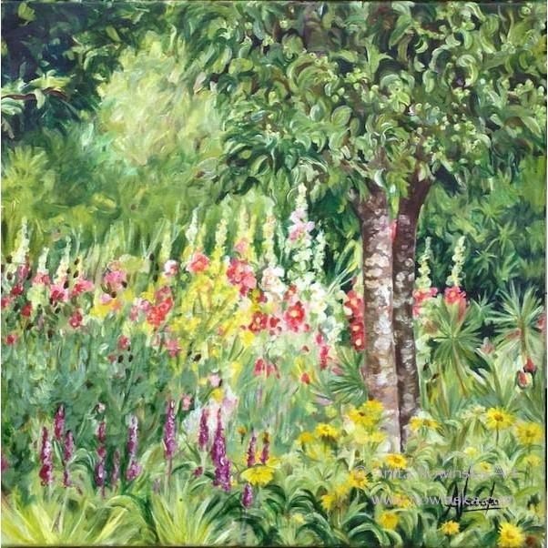 602x602 Summer Moments - Summer Flower Painting