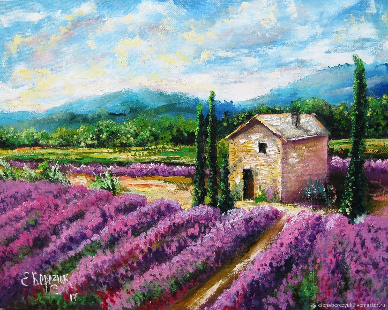 Summer Landscape Painting at PaintingValley.com | Explore collection of ...