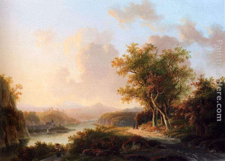 720x516 Willem De Klerk A Rhenish Summer Landscape Painting Anysize 50 - Summer Landscape Painting
