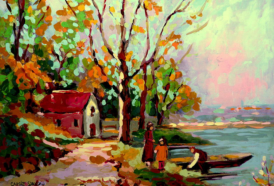 900x613 Cottage Country The Eastern Townships A Romantic Summer Landscape - Summer Landscape Painting