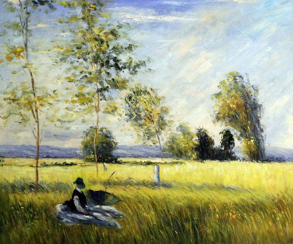 1000x833 Monet - Summer Oil Painting