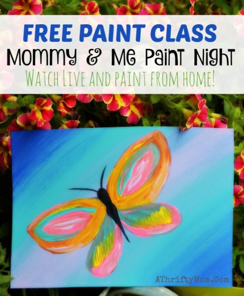 496x600 How To Paint With Acrylic Paint ~ Free Mommy Amp Me Paint Class - Summer Painting For Kids