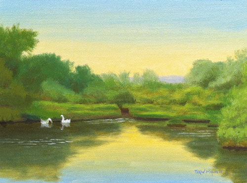 500x370 Summer Thaw Malin Art - Summer Season Painting