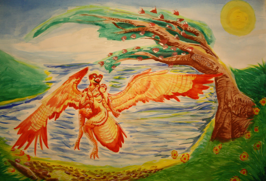 900x614 Summer Season Painting By Artymadcow - Summer Season Painting