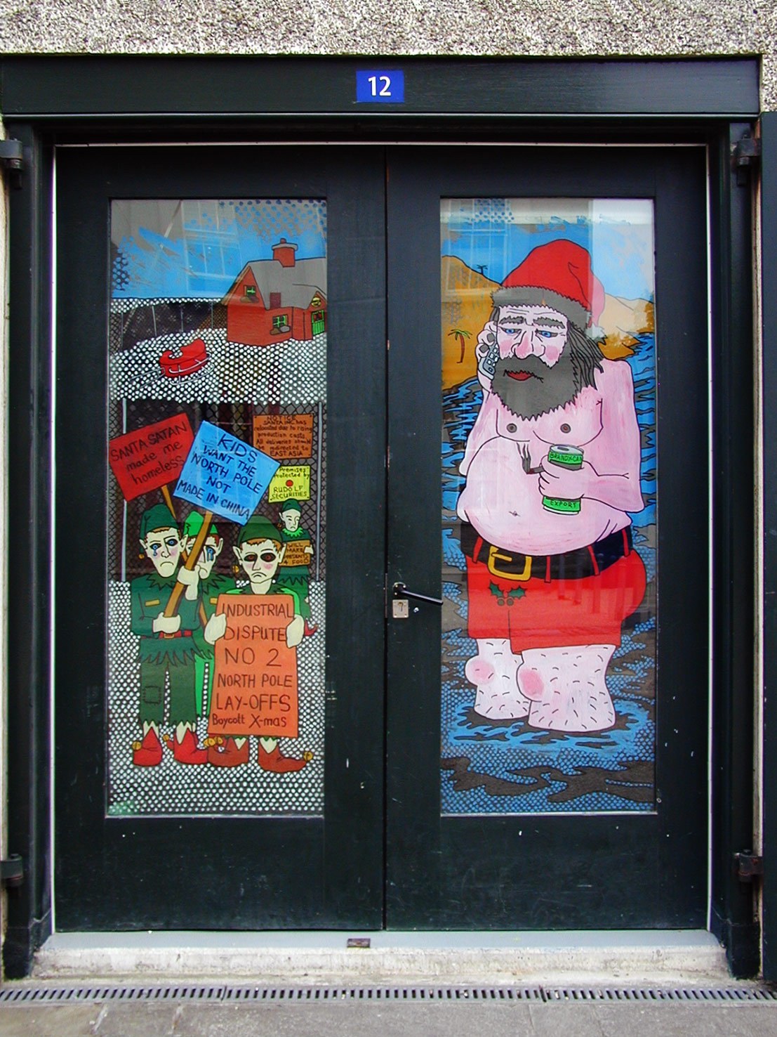 1107x1476 The Kiddies Love The Sweat Shop Toys 2005 Nevan Lahart - Summer Window Painting