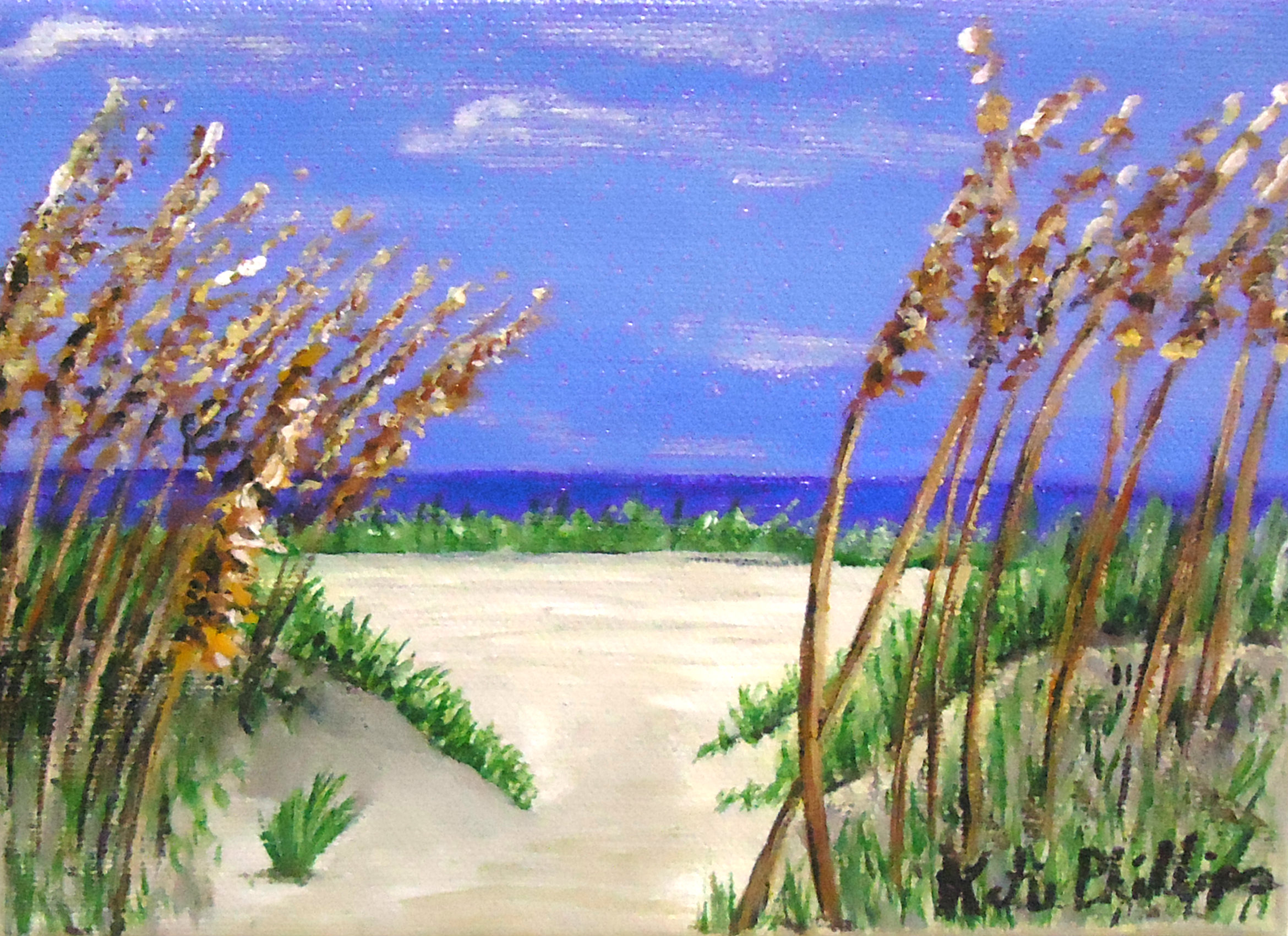 2340x1700 Summertime, I'Ve Been Waiting For Katie Phillips Fine Art - Summertime Painting
