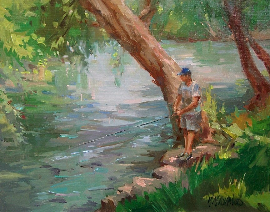864x678 Summertime Mary Maxam - Summertime Painting