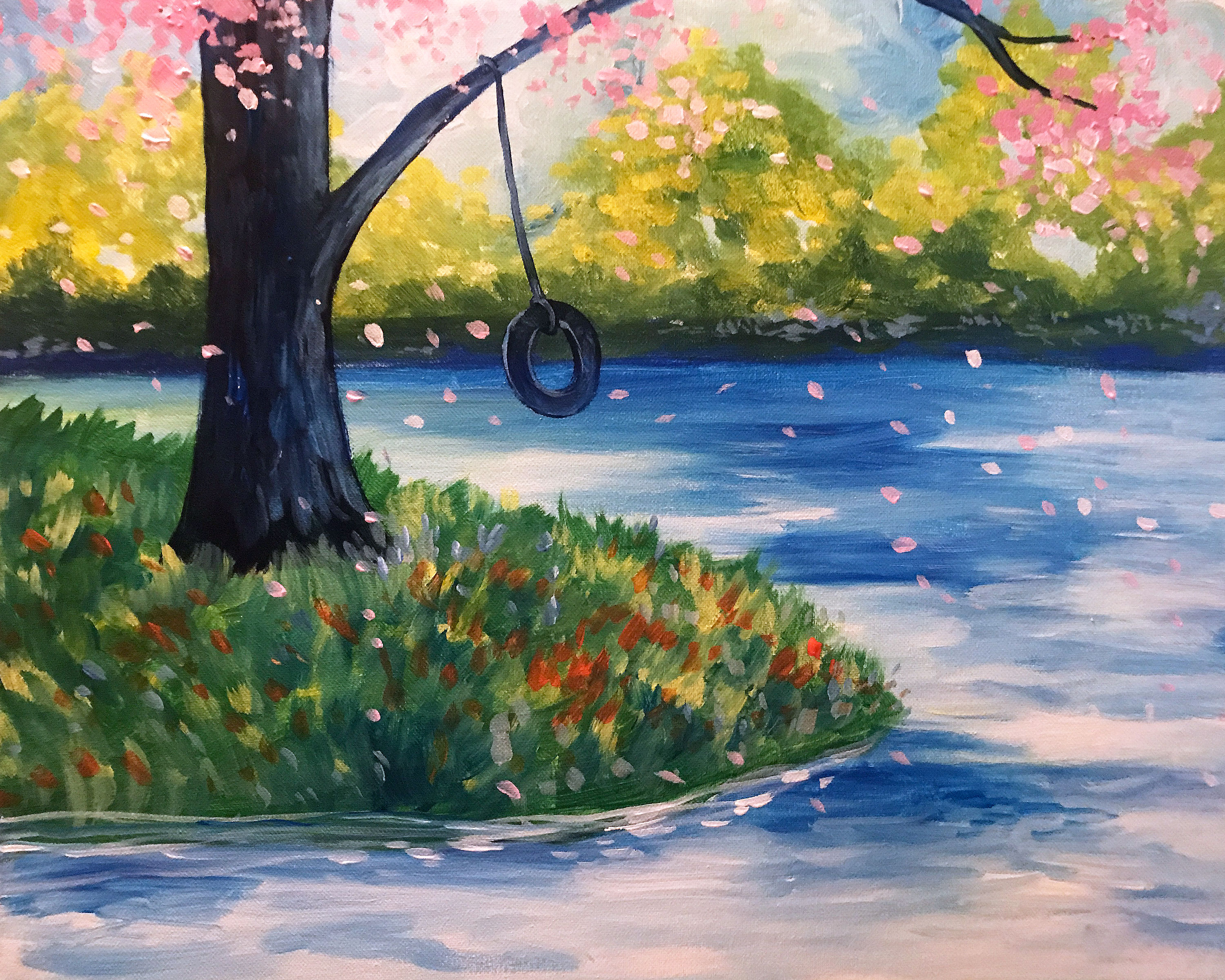 3000x2400 The Good Ol' Summertime - Summertime Painting