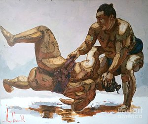 300x252 Sumo Paintings Fine Art America - Sumo Painting