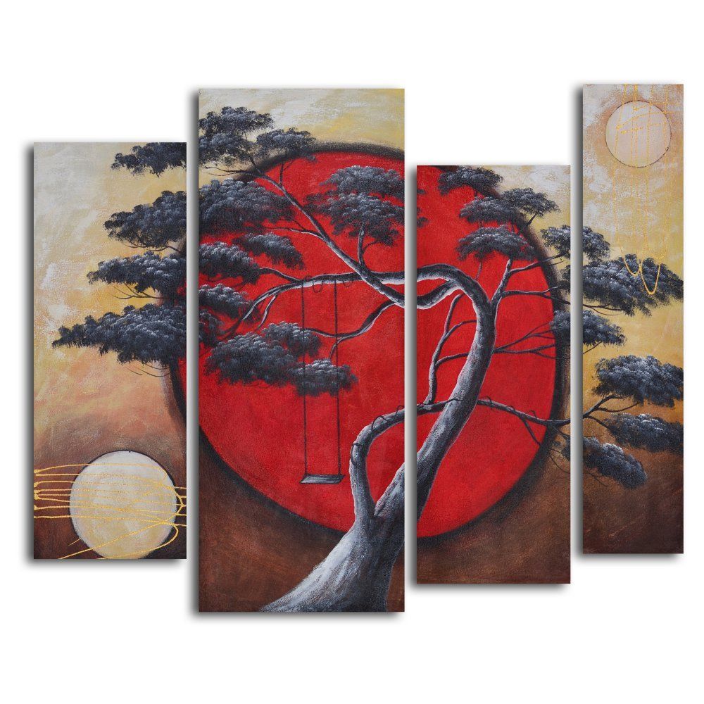 Sun And Moon Canvas Painting at PaintingValley.com | Explore collection ...