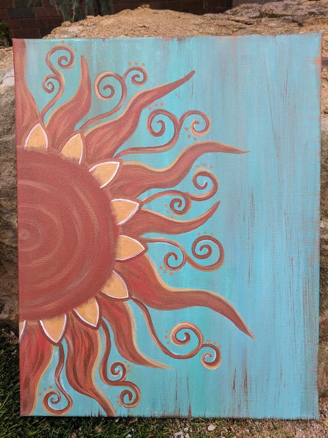 676x901 Sun Canvas Sip Amp Paint - Sun Canvas Painting