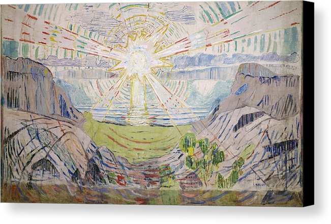 651x440 The Sun Canvas Print Canvas Art By Edvard Munch - Sun Canvas Painting