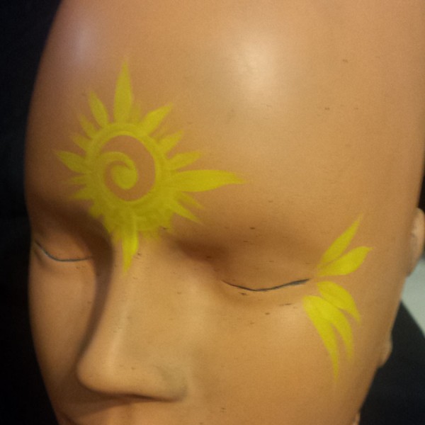 Sun Face Painting At Paintingvalley Com Explore Collection Of Sun Face Painting