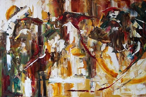 600x399 Racing The Sun Across Horse Oil Paintings By Texas Artist Laurie - Sun Painting Texas