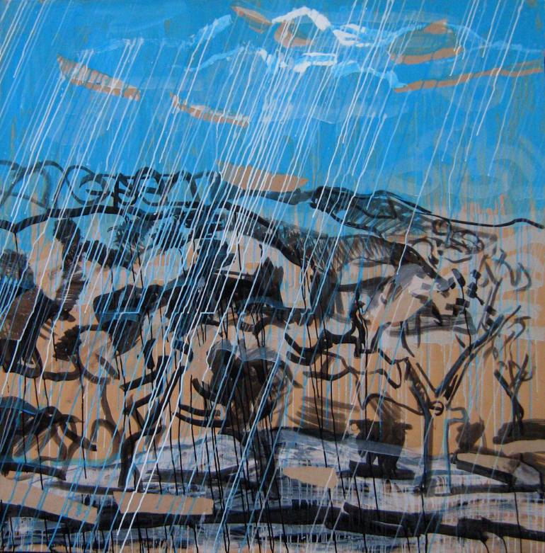 770x781 Saatchi Art Sun Rays Painting By Ivan Stoyanov - Sun Rays Painting