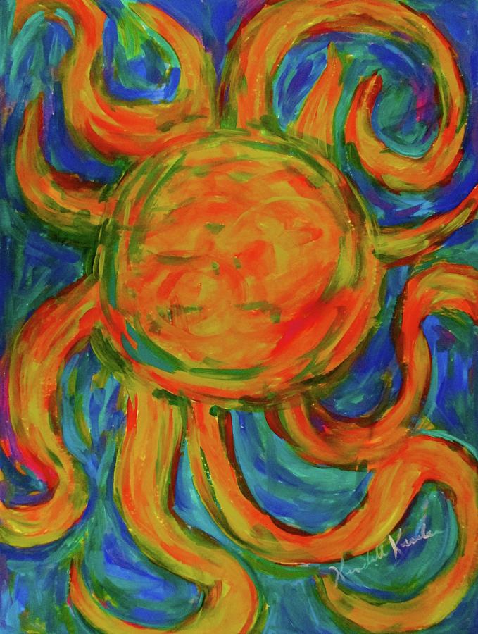 679x900 Sunburst Painting By Kendall Kessler - Sunburst Painting