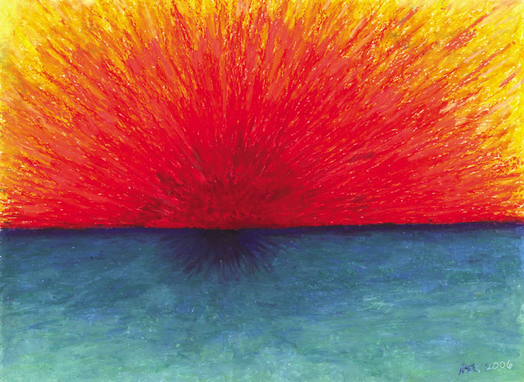 745x543 My Art In The Painting Path, By Linda Novick - Sunburst Painting