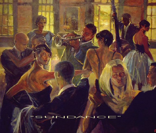 640x545 Ron Anderson Artwork Sundance Original Painting Oil Dance Art - Sundance Painting