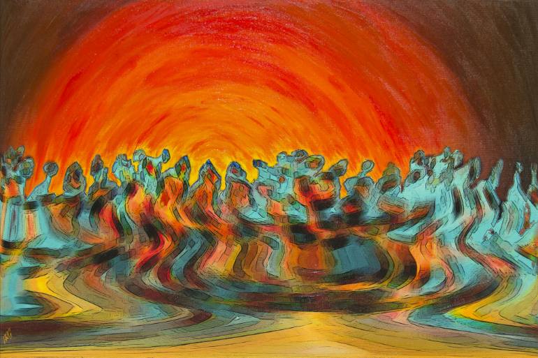 770x513 Saatchi Art Sundance Painting By Ben And Raisa Gertsberg - Sundance Painting