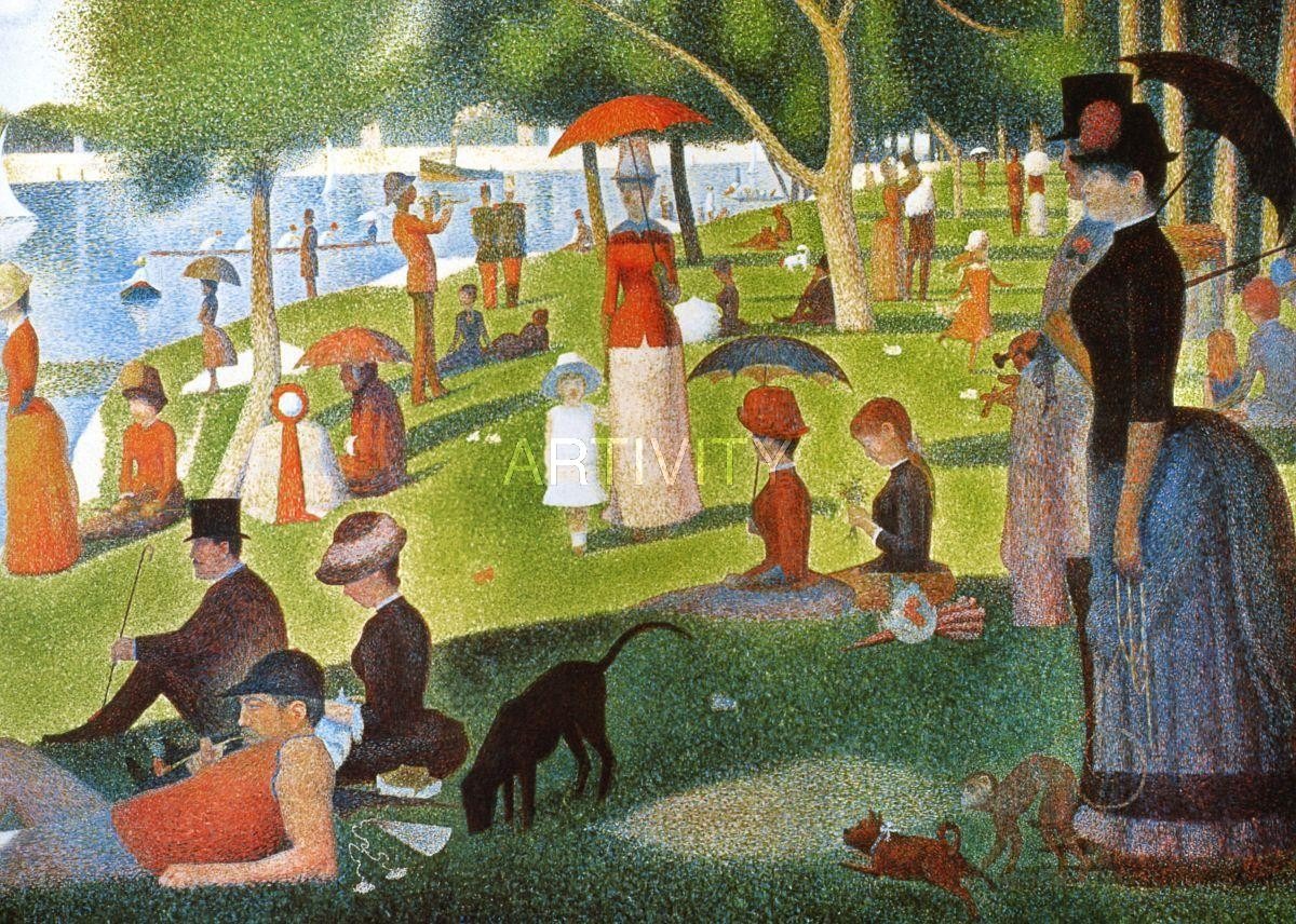 Sunday Afternoon On The Island Of La Grande Jatte Painting at ...