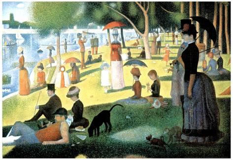 473x325 Georges Seurat (A Sunday Afternoon On The Island Of La Grande - Sunday Afternoon On The Island Of La Grande Jatte Painting