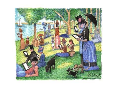 473x355 George Seurat's Painting, A Sunday Afternoon On The Island Of La - Sunday Afternoon Painting