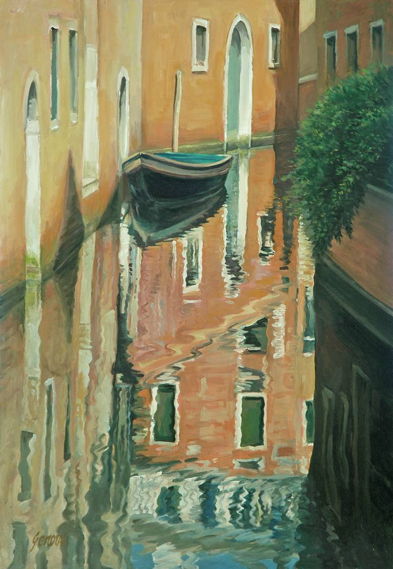 770x1116 Saatchi Art A Quiet Sunday Morning Painting By Joseph Genova - Sunday Morning Painting